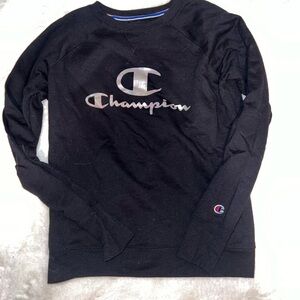 Champion Black Athletic Sweatshirt